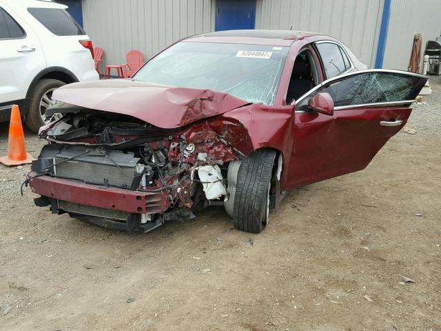 1G1ZE5E11BF188687 - 2011 CHEVROLET MALIBU LTZ 勃艮第红 照片 2