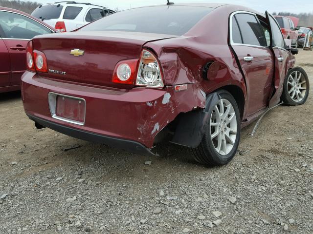 1G1ZE5E11BF188687 - 2011 CHEVROLET MALIBU LTZ 勃艮第红 照片 4