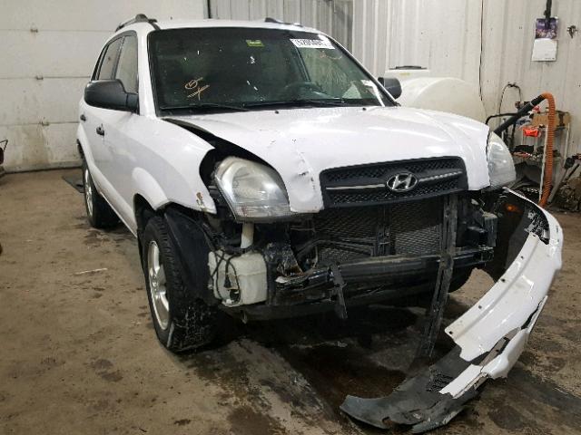 KM8JM12B17U535530 - 2007 HYUNDAI TUCSON GLS WHITE photo 1