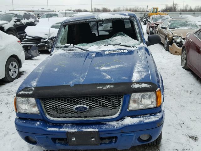 1FTZR15E11PB01774 - 2001 FORD RANGER SUP BLUE photo 7