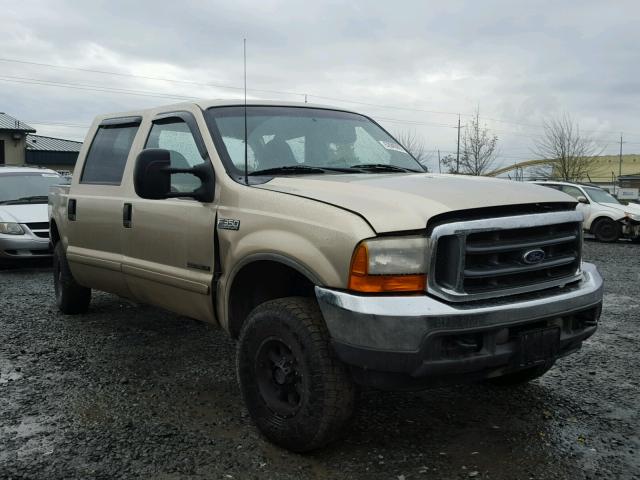 1FTSW31F81EB94132 - 2001 FORD F350 SRW S GOLD photo 1