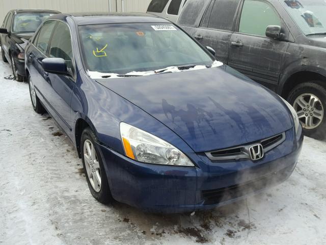 1HGCM66503A055863 - 2003 HONDA ACCORD EX BLUE photo 1