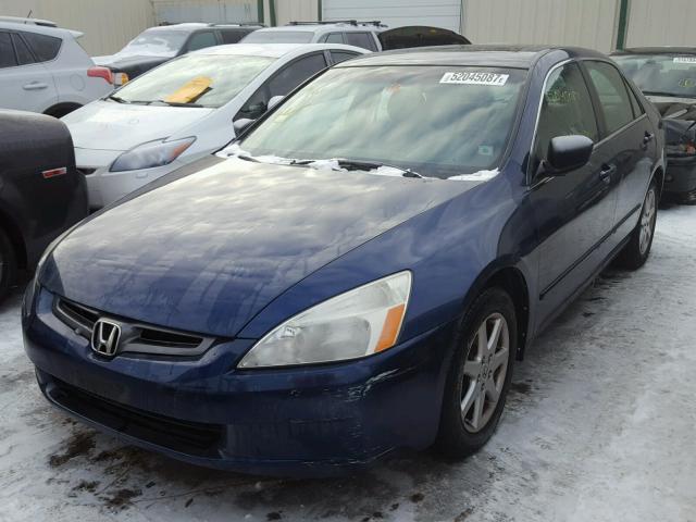 1HGCM66503A055863 - 2003 HONDA ACCORD EX BLUE photo 2