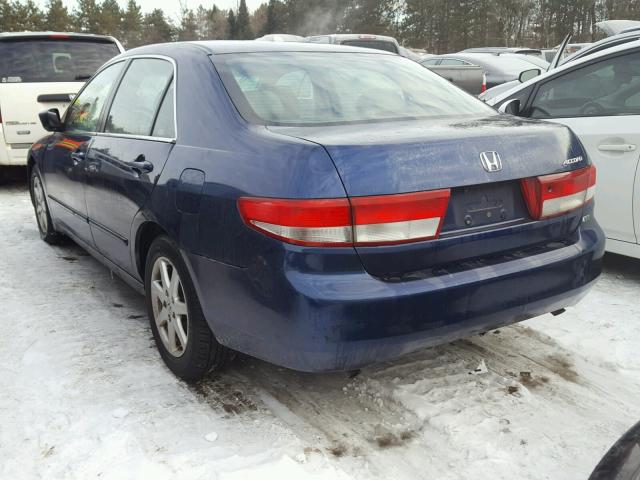 1HGCM66503A055863 - 2003 HONDA ACCORD EX BLUE photo 3