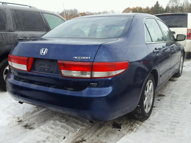 1HGCM66503A055863 - 2003 HONDA ACCORD EX BLUE photo 4