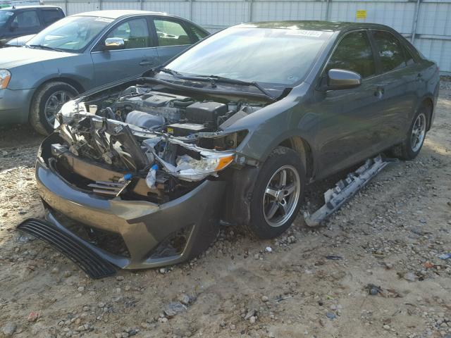 4T1BF1FK2CU506072 - 2012 TOYOTA CAMRY CHARCOAL photo 2