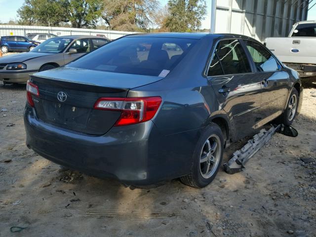 4T1BF1FK2CU506072 - 2012 TOYOTA CAMRY CHARCOAL photo 4