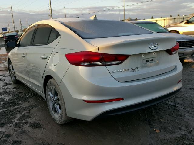 5NPD84LF7HH057361 - 2017 HYUNDAI ELANTRA SE SILVER photo 3