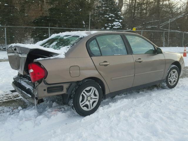 1G1ZS58F27F228122 - 2007 CHEVROLET MALIBU LS BROWN photo 4