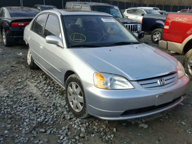 2HGES26832H548339 - 2002 HONDA CIVIC EX ვერცხლისფერი ფოტო 1
