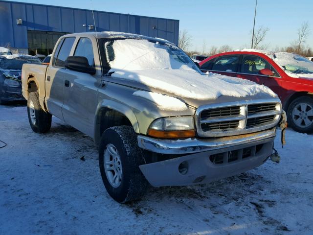 1D7HG48N43S223811 - 2003 DODGE DAKOTA QUA TAN photo 1