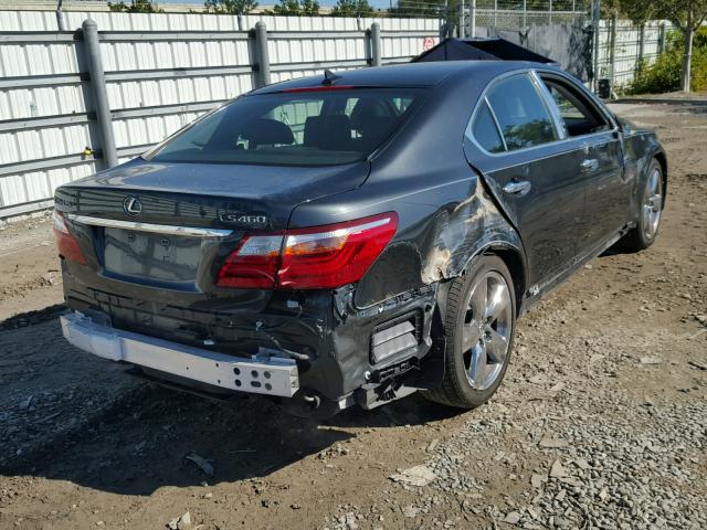 JTHBL5EF6A5098707 - 2010 LEXUS LS 460 BLACK photo 4