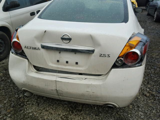 1N4AL2AP9CC165461 - 2012 NISSAN ALTIMA BAS WHITE photo 9