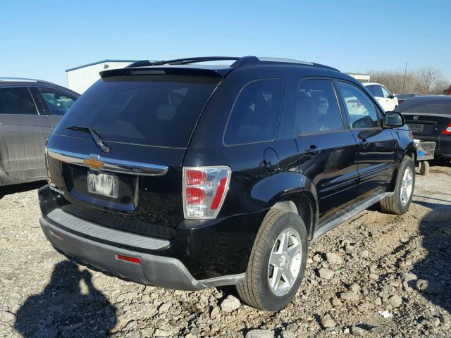 2CNDL63F656080572 - 2005 CHEVROLET EQUINOX LT BLACK photo 4