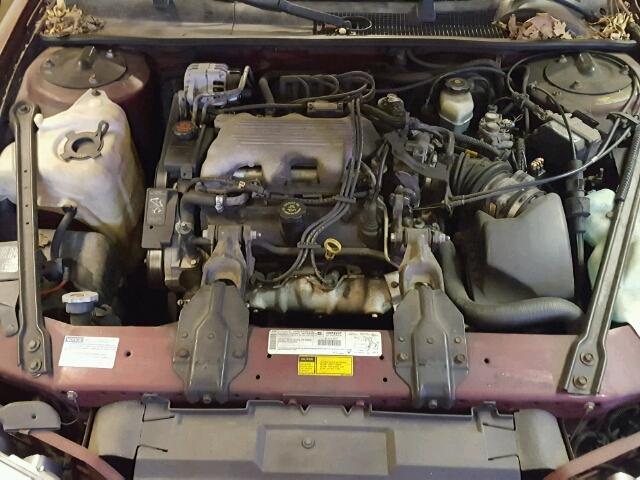 2G1WL52M8W1129706 - 1998 CHEVROLET LUMINA BAS ბურგუნდია ფოტო 7