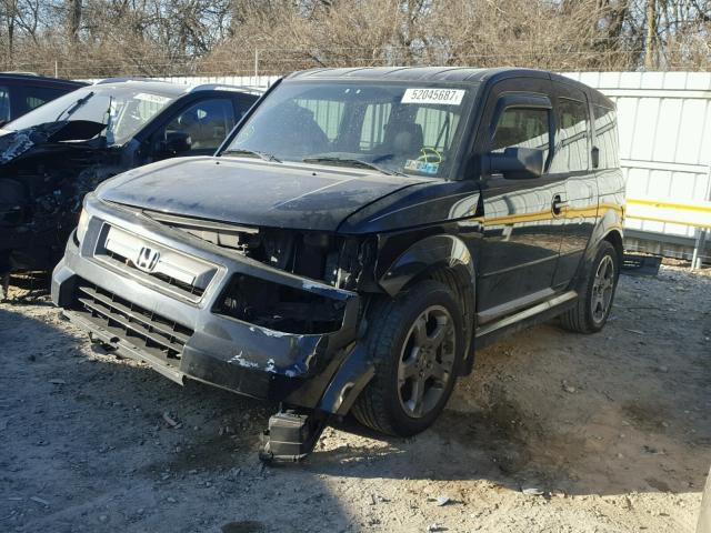 5J6YH18917L002847 - 2007 HONDA ELEMENT SC BLACK photo 2