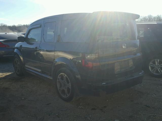 5J6YH18917L002847 - 2007 HONDA ELEMENT SC BLACK photo 3