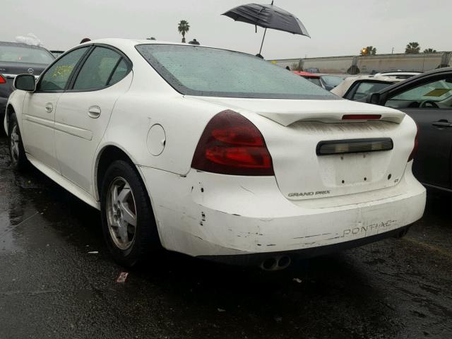 2G2WS522841123091 - 2004 PONTIAC GRAND PRIX WHITE photo 3