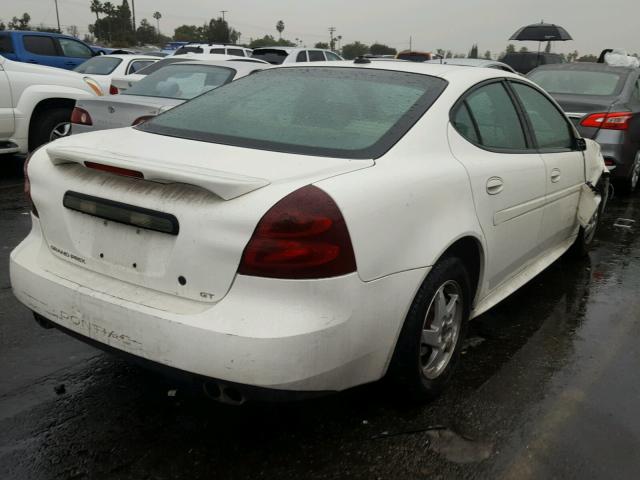 2G2WS522841123091 - 2004 PONTIAC GRAND PRIX WHITE photo 4