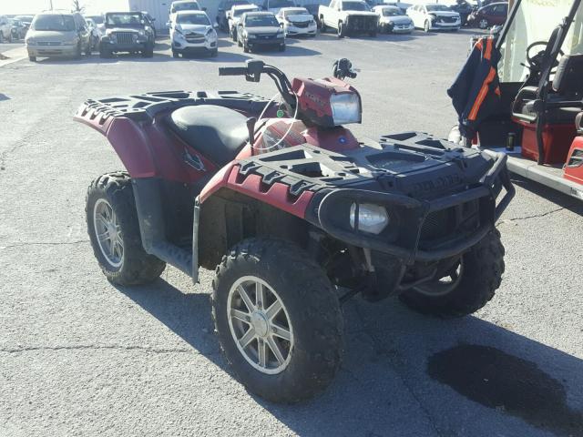 4XAZX85A8AA771635 - 2010 POLARIS SPORTSMAN RED photo 1