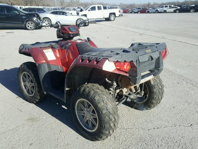 4XAZX85A8AA771635 - 2010 POLARIS SPORTSMAN RED photo 3