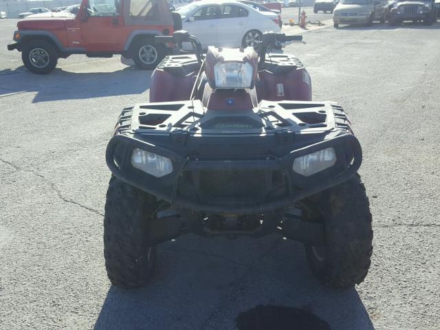 4XAZX85A8AA771635 - 2010 POLARIS SPORTSMAN RED photo 9