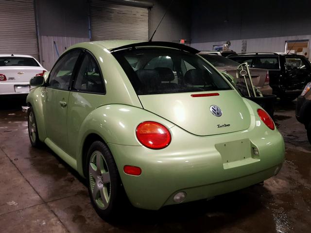 3VWCD21C73M417653 - 2003 VOLKSWAGEN NEW BEETLE 绿色 照片 3