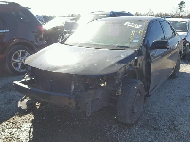 2T1BU4EE7BC621625 - 2011 TOYOTA COROLLA BA BLACK photo 2