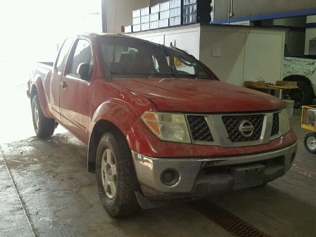 1N6AD06W26C449432 - 2006 NISSAN FRONTIER K RED photo 1