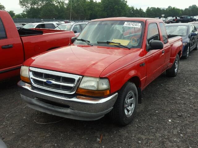 1FTYR14V3YTA90064 - 2000 FORD RANGER SUP RED photo 2