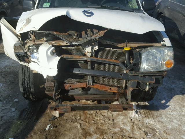 1N6DD26T64C408054 - 2004 NISSAN FRONTIER K WHITE photo 9