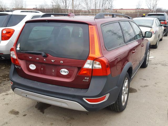 YV4BZ982181011388 - 2008 VOLVO XC70 BURGUNDY photo 4