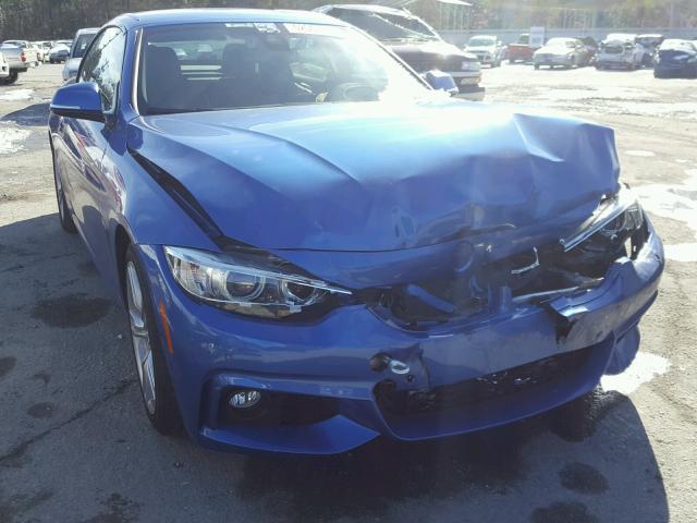 WBA4T9C52H5A14713 - 2017 BMW 440I BLUE photo 1