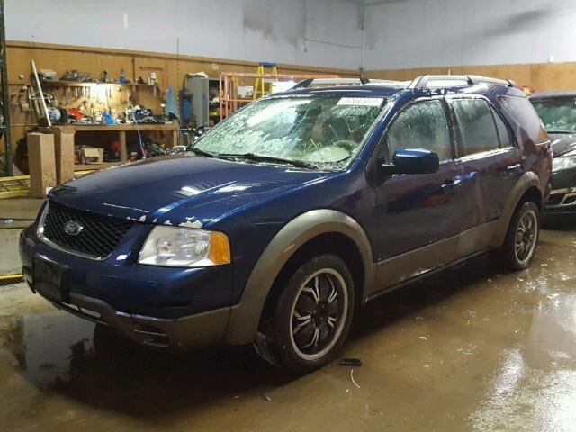 1FMZK02177GA12778 - 2007 FORD FREESTYLE BLUE photo 2