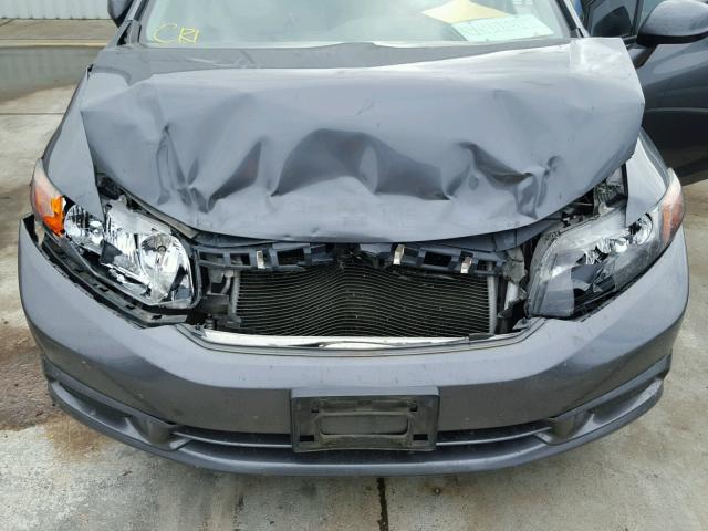 19XFB2F85CE348725 - 2012 HONDA CIVIC EX გრაფიტი ფოტო 7