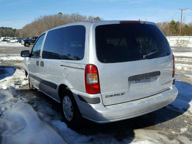 1GNDU03E73D269372 - 2003 CHEVROLET VENTURE SILVER photo 3