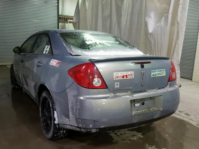 1G2ZG57BX84285208 - 2008 PONTIAC G6 BASE GRAY photo 3