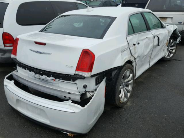 2C3CCAEG1JH127261 - 2018 CHRYSLER 300 LIMITE WHITE photo 4