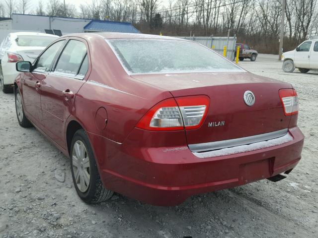 3MEFM07Z96R640606 - 2006 MERCURY MILAN RED photo 3