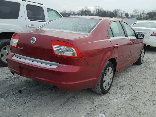 3MEFM07Z96R640606 - 2006 MERCURY MILAN RED photo 4