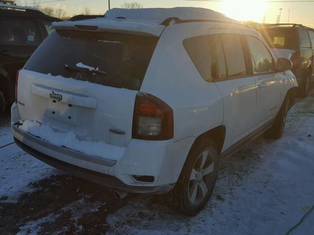 1C4NJDEBXHD159312 - 2017 JEEP COMPASS LA WHITE photo 4