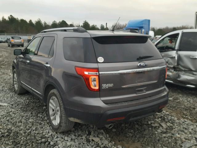 1FMHK7D82BGA09326 - 2011 FORD EXPLORER X CHARCOAL photo 3