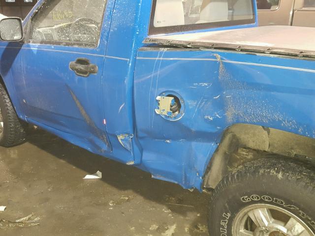 1GCCS149788122843 - 2008 CHEVROLET COLORADO BLUE photo 9