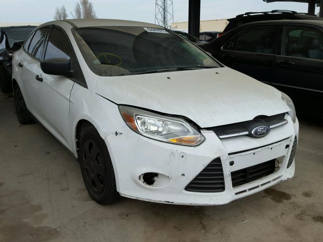 1FADP3E2XDL313978 - 2013 FORD FOCUS S WHITE photo 1