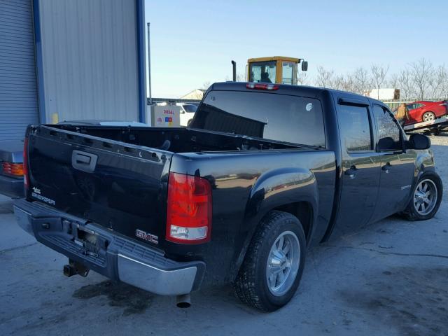 2GTEC13C571598030 - 2007 GMC NEW SIERRA BLACK photo 4