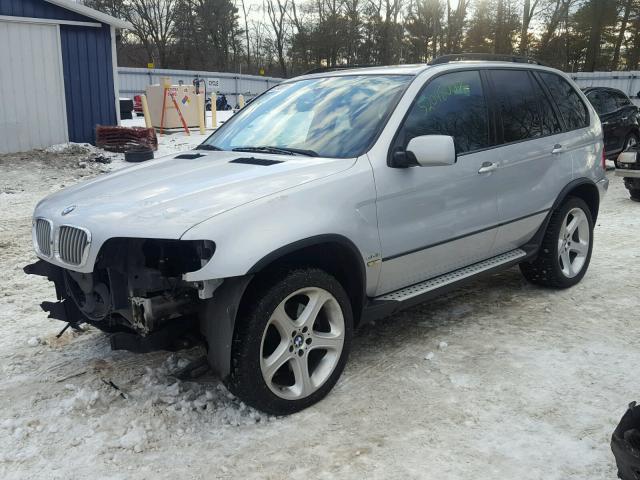 5UXFB93572LN78368 - 2002 BMW X5 4.6IS SILVER photo 2