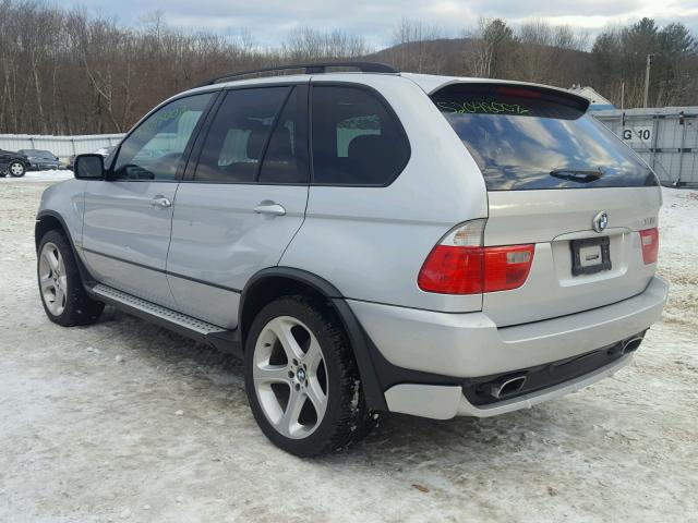 5UXFB93572LN78368 - 2002 BMW X5 4.6IS SILVER photo 3