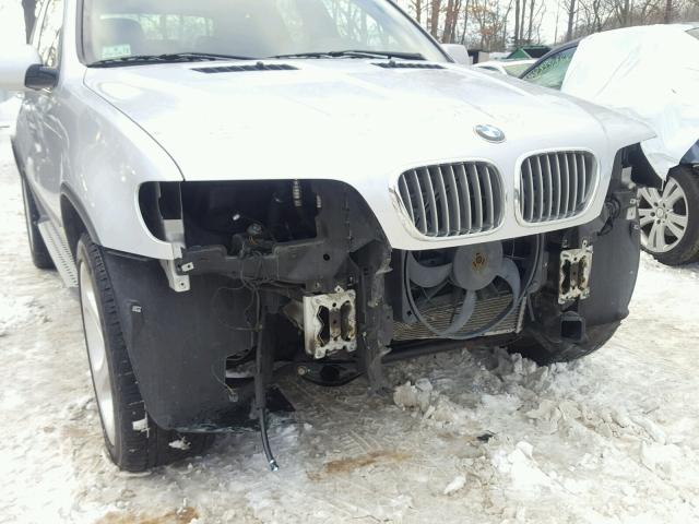 5UXFB93572LN78368 - 2002 BMW X5 4.6IS SILVER photo 9