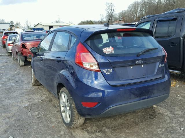 3FADP4EJ3GM196955 - 2016 FORD FIESTA SE BLUE photo 3