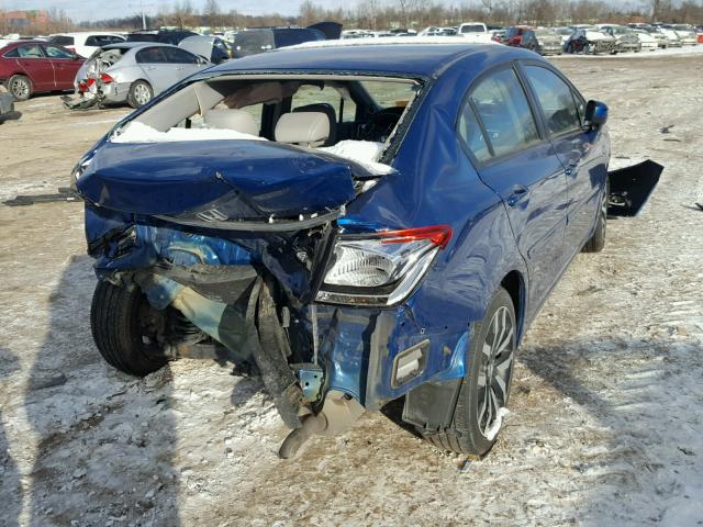 2HGFB2F97EH544392 - 2014 HONDA CIVIC EXL 蓝色 照片 4